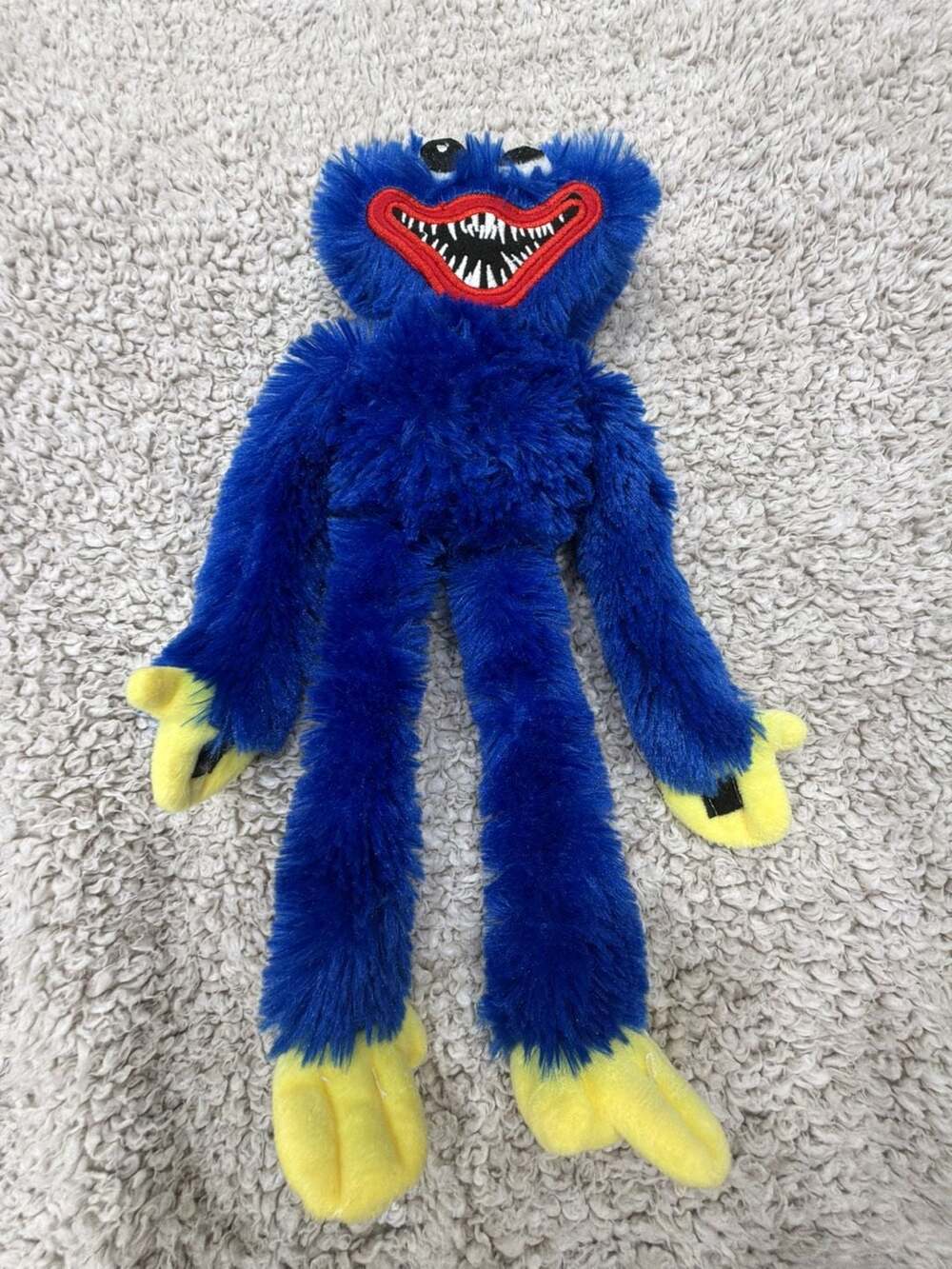 Poppy Playtime Huggy Wuggy Blue Plush Horror Stuffed Toy 15 inch